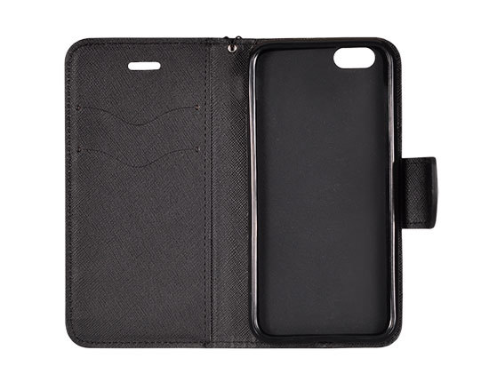 Etui zamykane z klapk i magnesem Fancy Case czarny Apple iPhone 11 Pro Max / 2