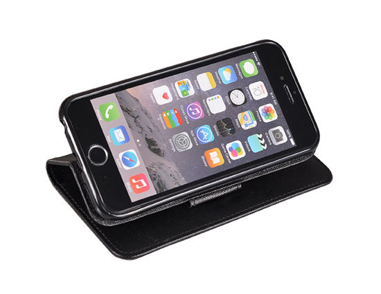 Etui zamykane z klapk i magnesem Fancy Case czarny Apple iPhone 6 / 3