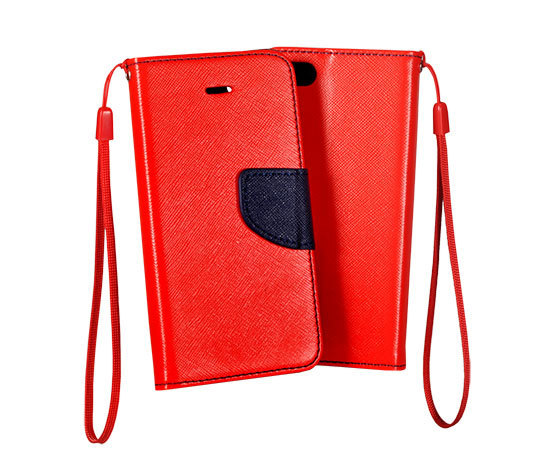Pokrowiec Fancy Case czerwono-granatowy Samsung Galaxy A50