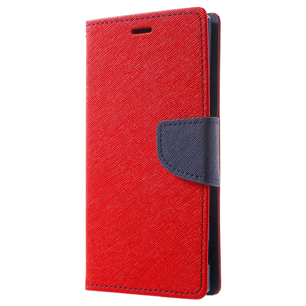 Pokrowiec Fancy Case czerwono-granatowy Samsung Galaxy S9