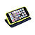 Etui zamykane z klapk i magnesem Fancy Case granatowo-limonkowy Apple iPhone 13 Pro Max / 3