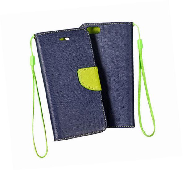 Etui zamykane z klapk� i magnesem Fancy Case granatowo-limonkowy Samsung Galaxy S23 Plus