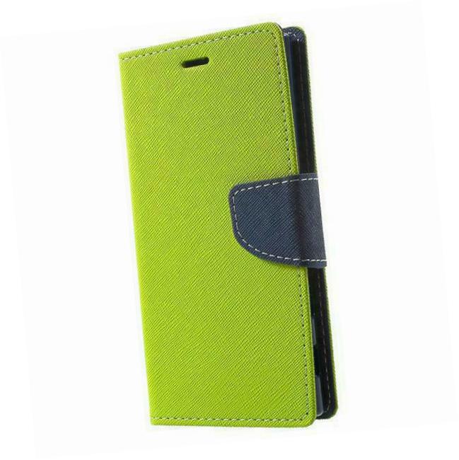 Etui zamykane z klapk� i magnesem Fancy Case limonkowo-granatowy Xiaomi Redmi S2