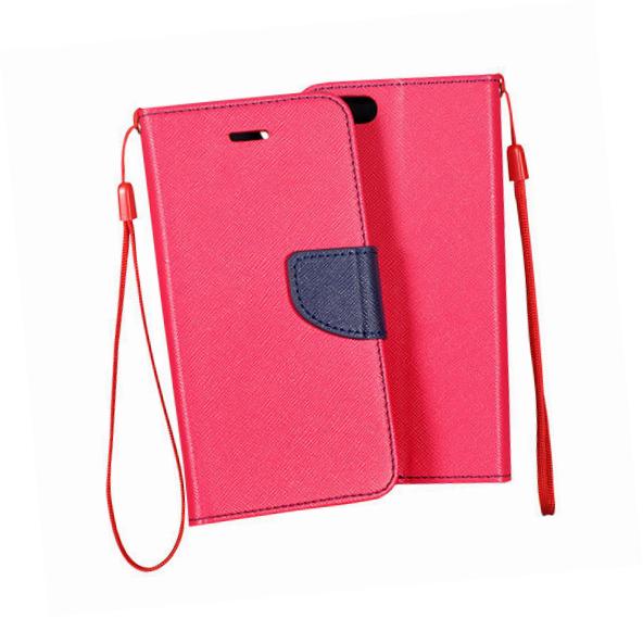 Etui zamykane z klapk� i magnesem Fancy Case r�owo-granatowy Samsung Galaxy S23 Ultra