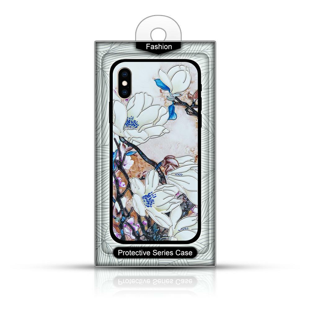 Pokrowiec Flowers 3D Case bia�y Huawei P40 Lite E / 2