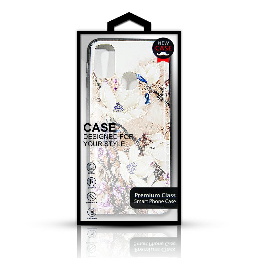Pokrowiec Flowers 3D Case biay Samsung Galaxy A12 / 3