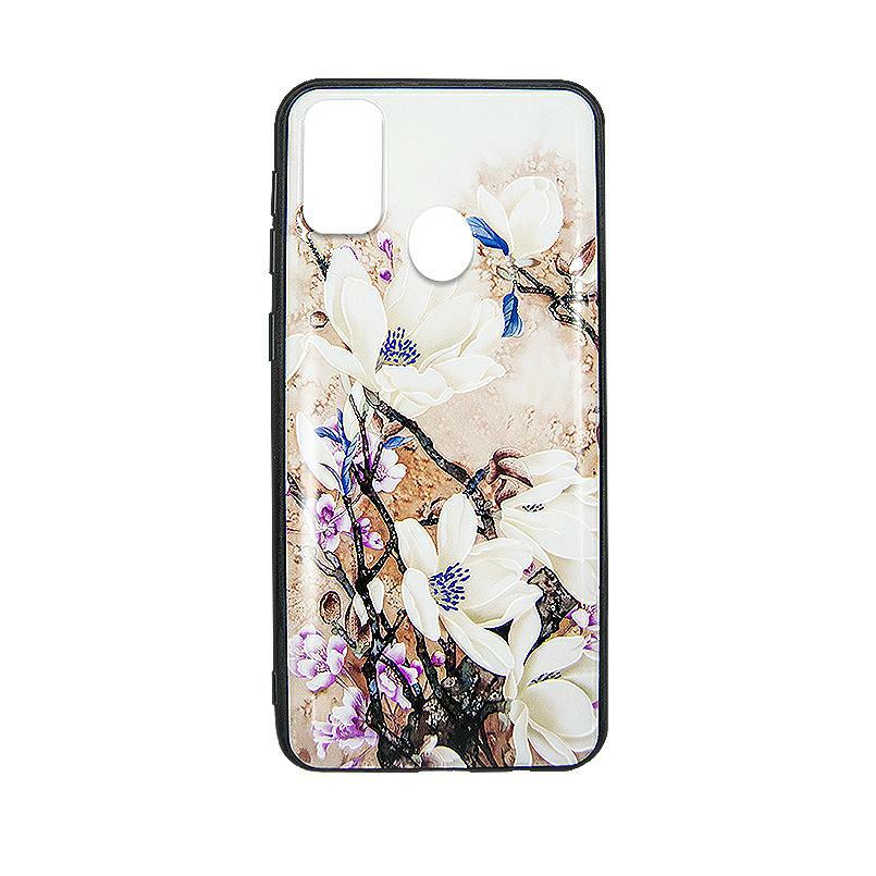 Pokrowiec Flowers 3D Case biały Samsung Galaxy M12 Pokrowiec Flowers 3D Case biały Samsung Galaxy M12