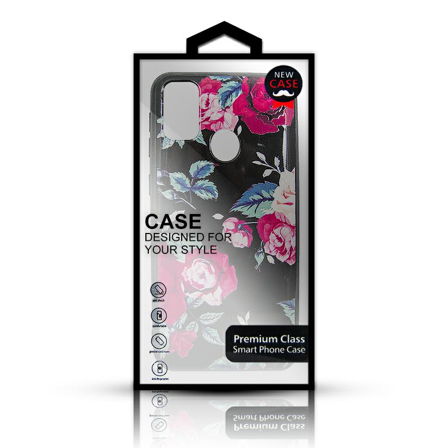 Pokrowiec Flowers 3D Case czarny Samsung Galaxy A12 / 3