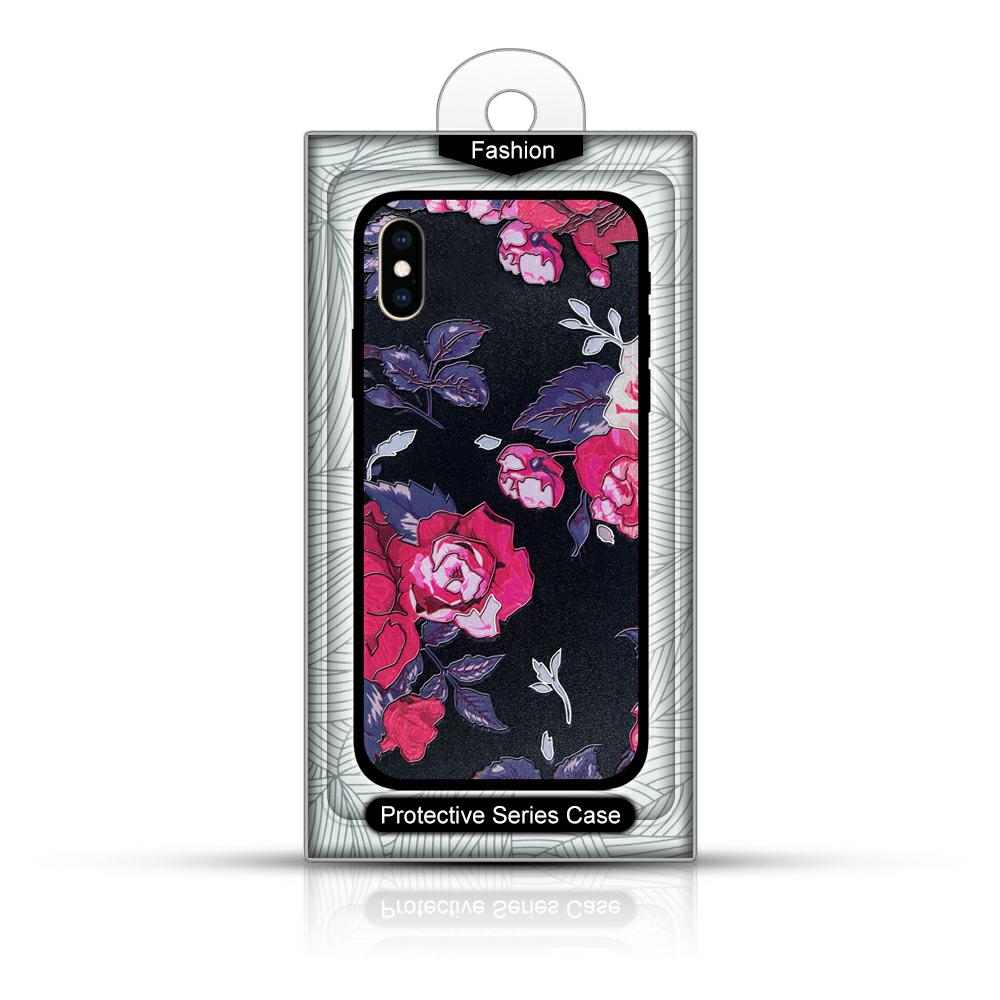 Pokrowiec Flowers 3D Case czarny Samsung Galaxy A20