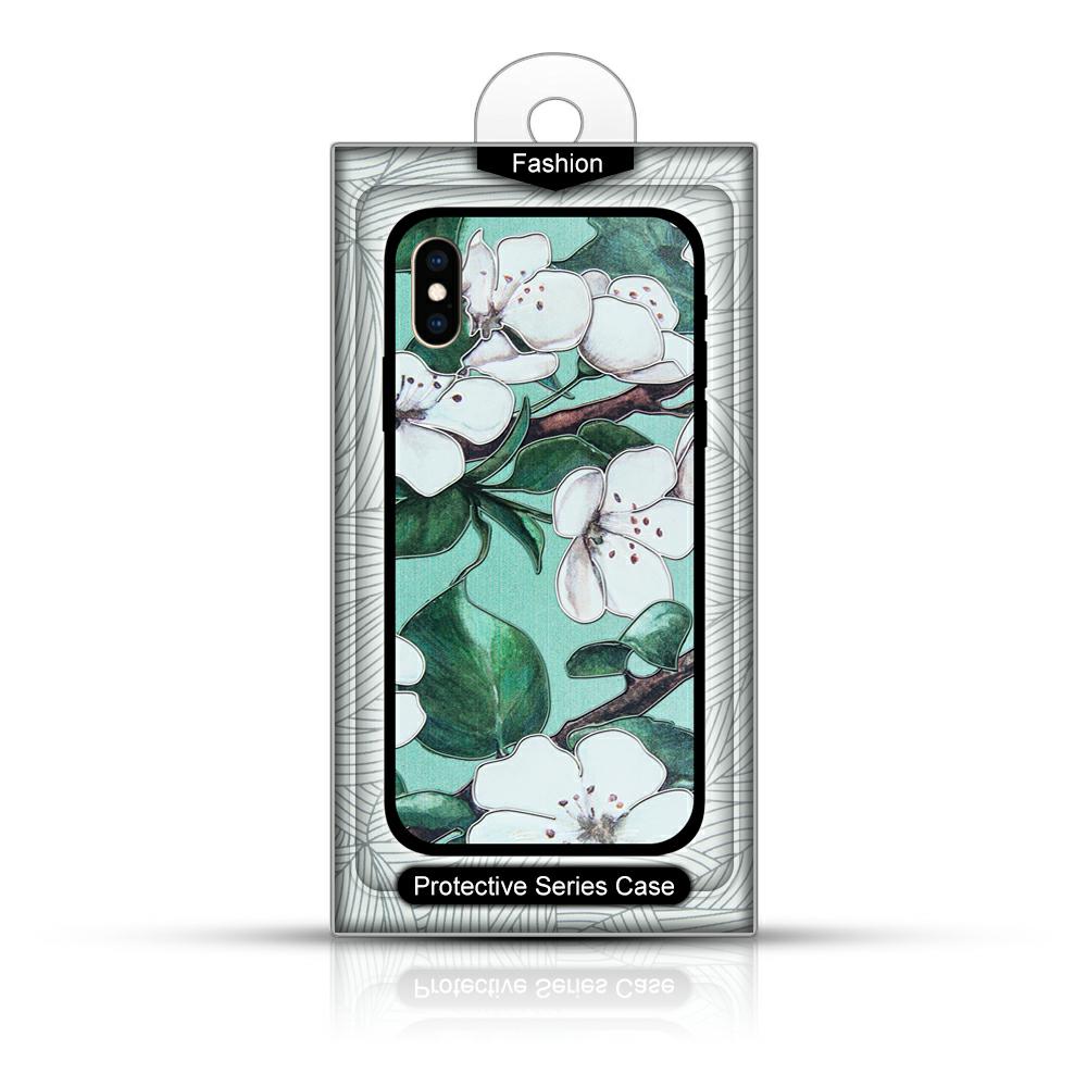Pokrowiec Flowers 3D Case zielony Samsung Galaxy A20 / 2