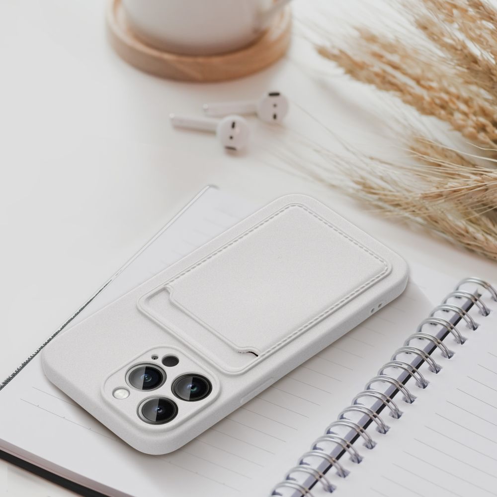 Pokrowiec Forcell Card Case biały Apple iPhone 11 / 5 Pokrowiec Forcell Card Case biały Apple iPhone 11 / 5