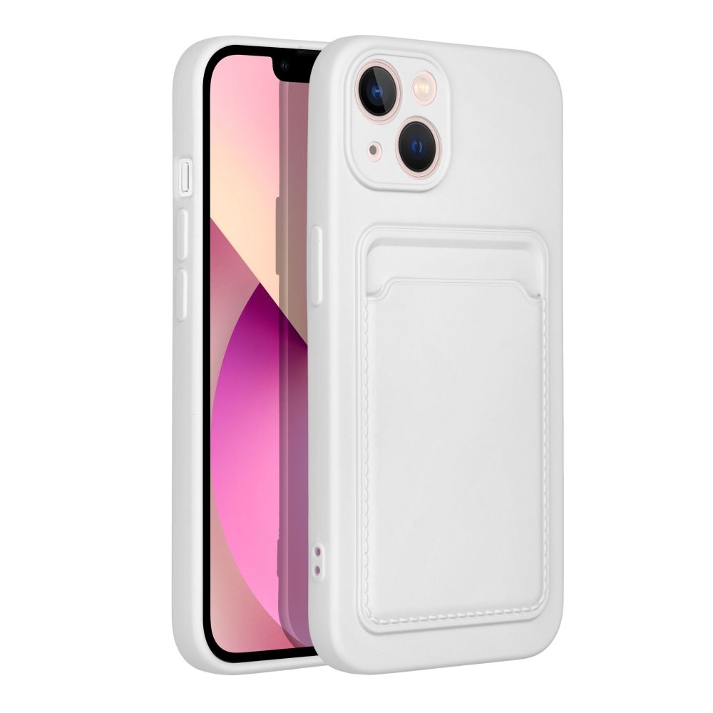 Pokrowiec Forcell Card Case biały Apple iPhone 14 Plus / 2 Pokrowiec Forcell Card Case biały Apple iPhone 14 Plus / 2