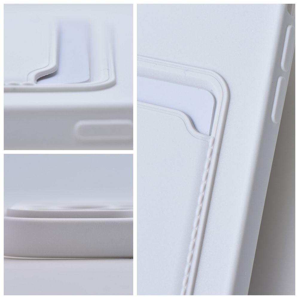 Pokrowiec Forcell Card Case biały Apple iPhone 16 / 5 Pokrowiec Forcell Card Case biały Apple iPhone 16 / 5