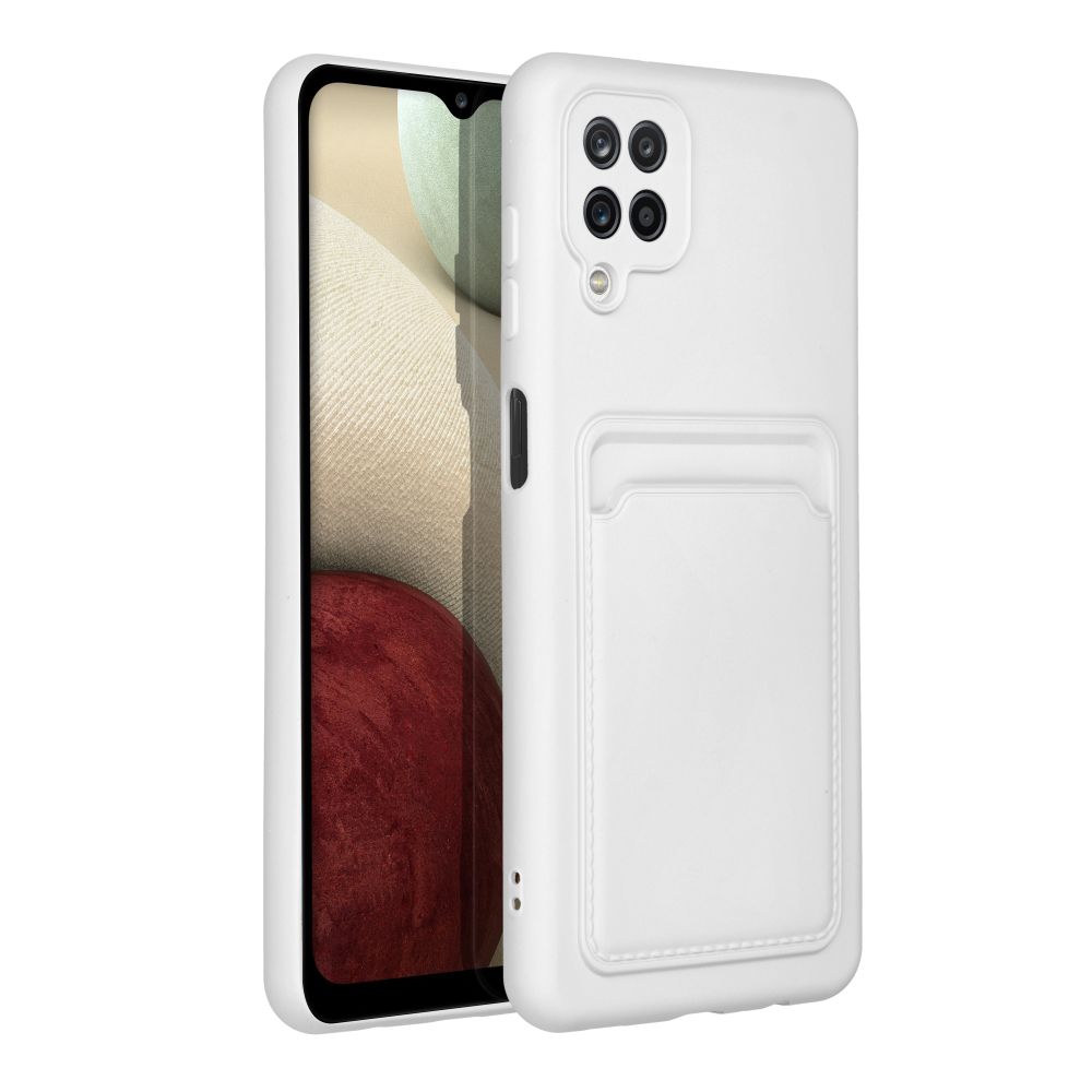 Pokrowiec Forcell Card Case biały Samsung Galaxy A12 / 2 Pokrowiec Forcell Card Case biały Samsung Galaxy A12 / 2
