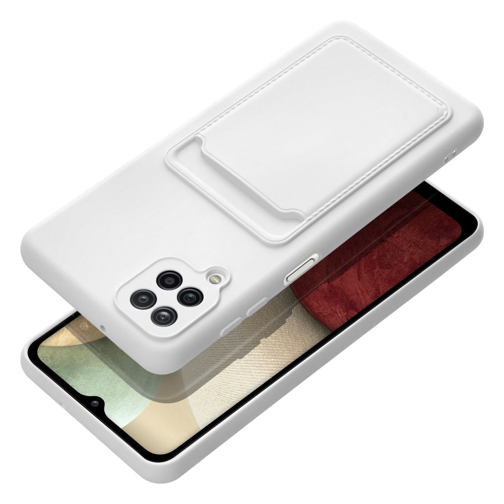 Pokrowiec Forcell Card Case biały Samsung Galaxy A12 / 3 Pokrowiec Forcell Card Case biały Samsung Galaxy A12 / 3