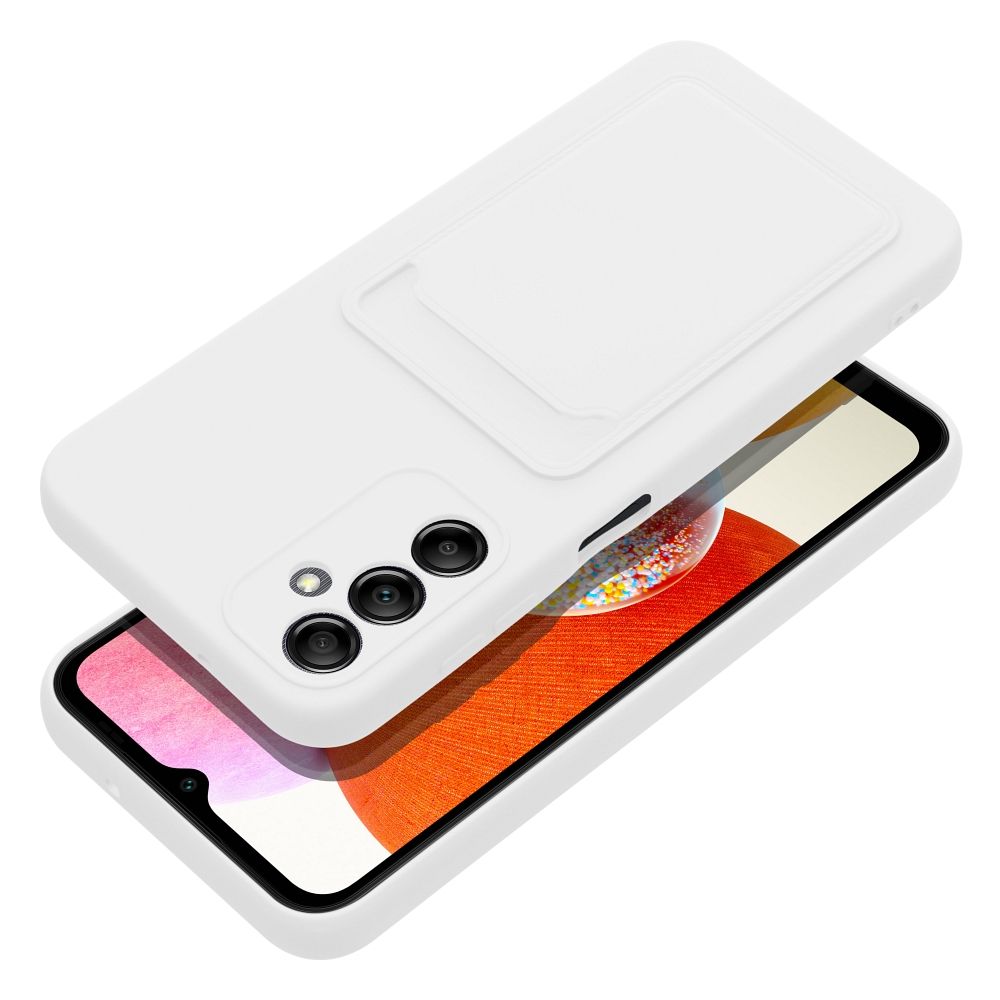 Pokrowiec Forcell Card Case bia�y Samsung Galaxy A14 4G / 3