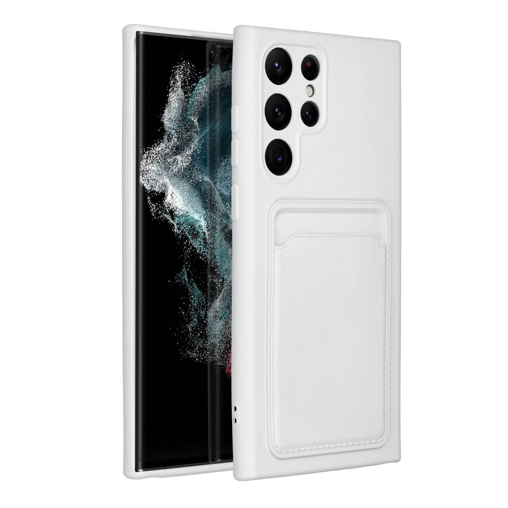 Pokrowiec Forcell Card Case biały Samsung Galaxy S22 Ultra / 2 Pokrowiec Forcell Card Case biały Samsung Galaxy S22 Ultra / 2