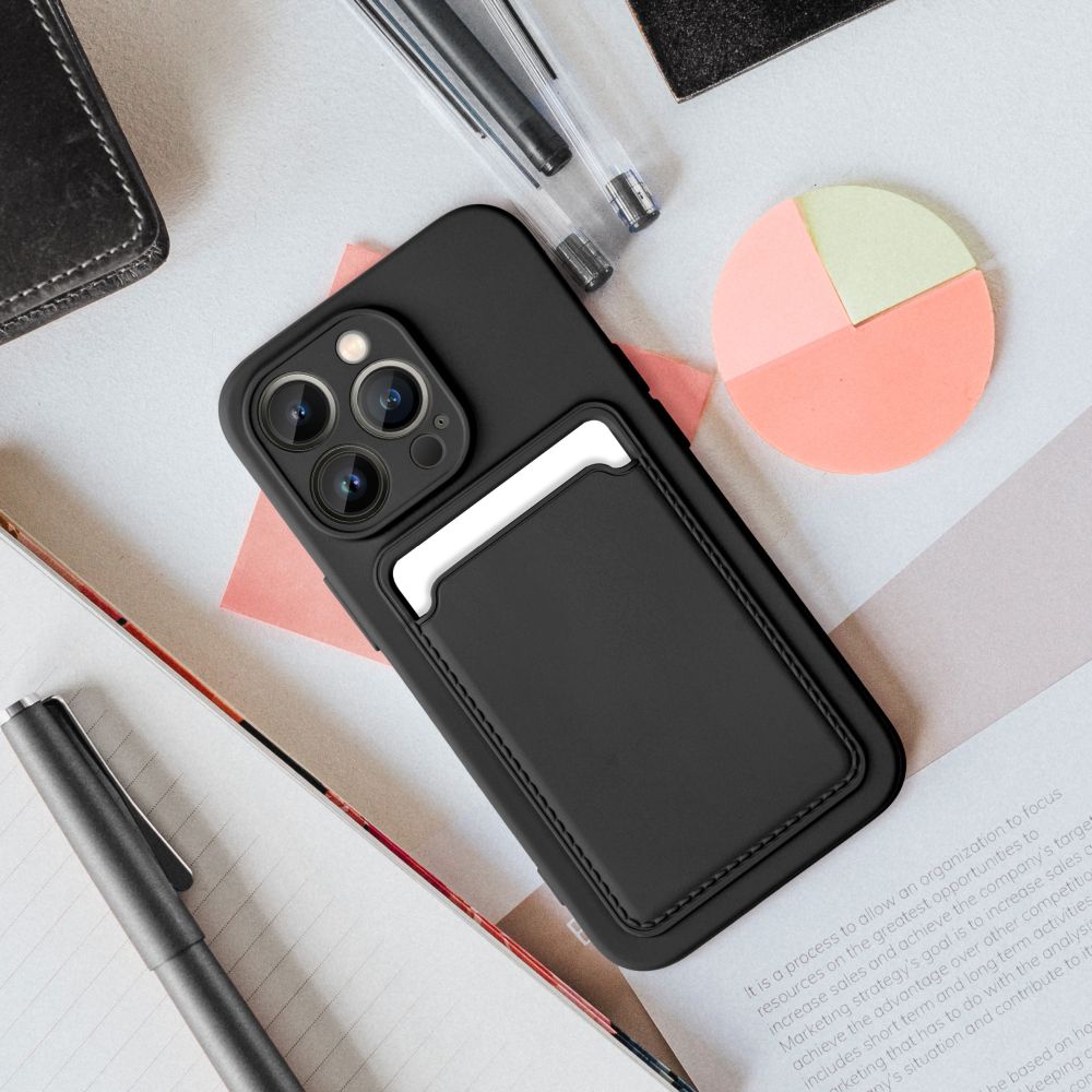Pokrowiec Forcell Card Case czarny Apple iPhone 13 Pro Max / 4 Pokrowiec Forcell Card Case czarny Apple iPhone 13 Pro Max / 4