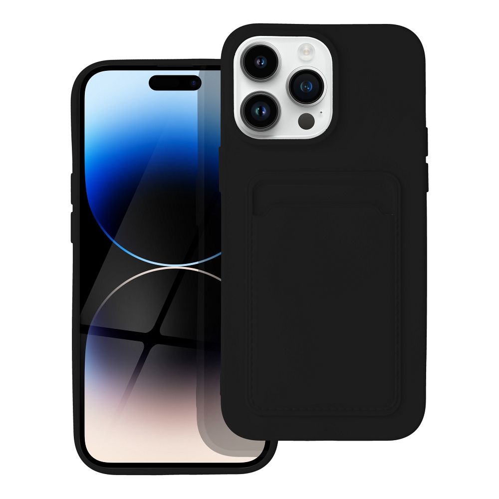 Pokrowiec Forcell Card Case czarny Apple iPhone 14 / 2 Pokrowiec Forcell Card Case czarny Apple iPhone 14 / 2