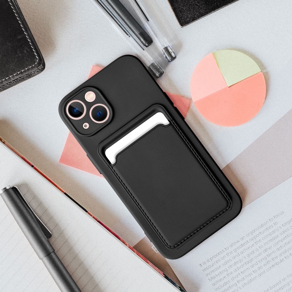 Pokrowiec Forcell Card Case czarny Apple iPhone 14 Pro Max / 4 Pokrowiec Forcell Card Case czarny Apple iPhone 14 Pro Max / 4
