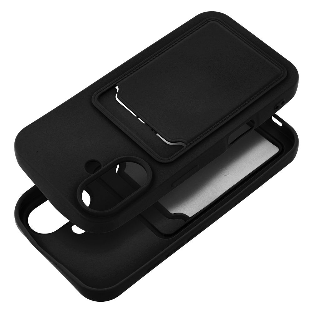 Pokrowiec Forcell Card Case czarny Apple iPhone 16 / 10 Pokrowiec Forcell Card Case czarny Apple iPhone 16 / 10