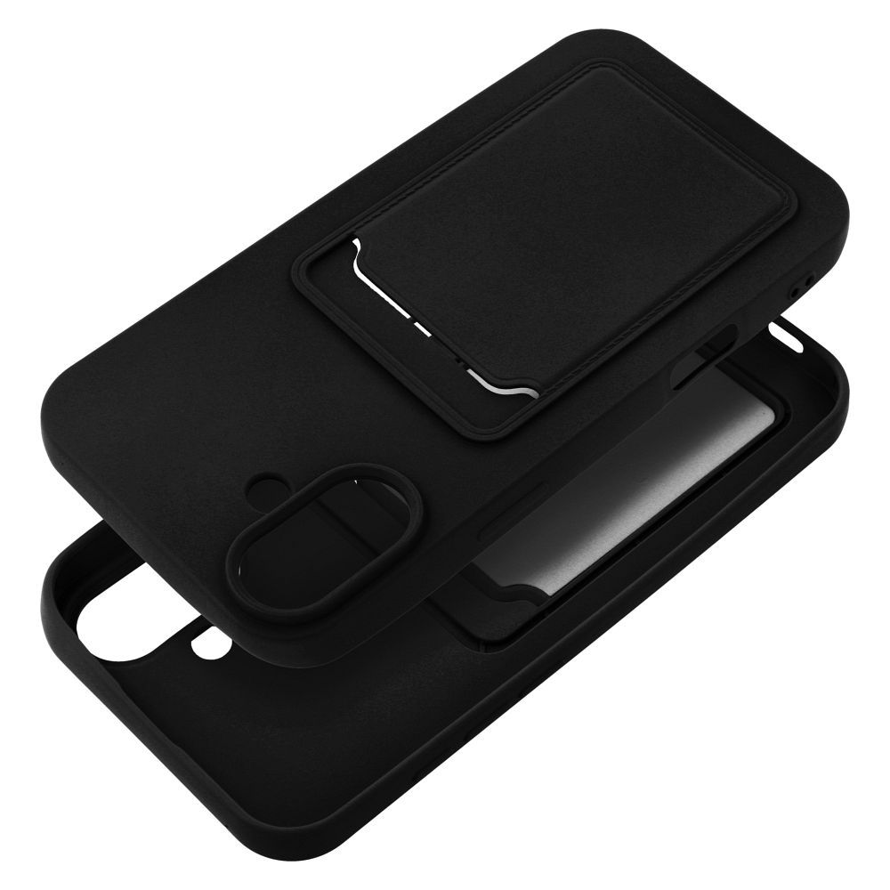 Pokrowiec Forcell Card Case czarny Apple iPhone 16 Plus / 10 Pokrowiec Forcell Card Case czarny Apple iPhone 16 Plus / 10