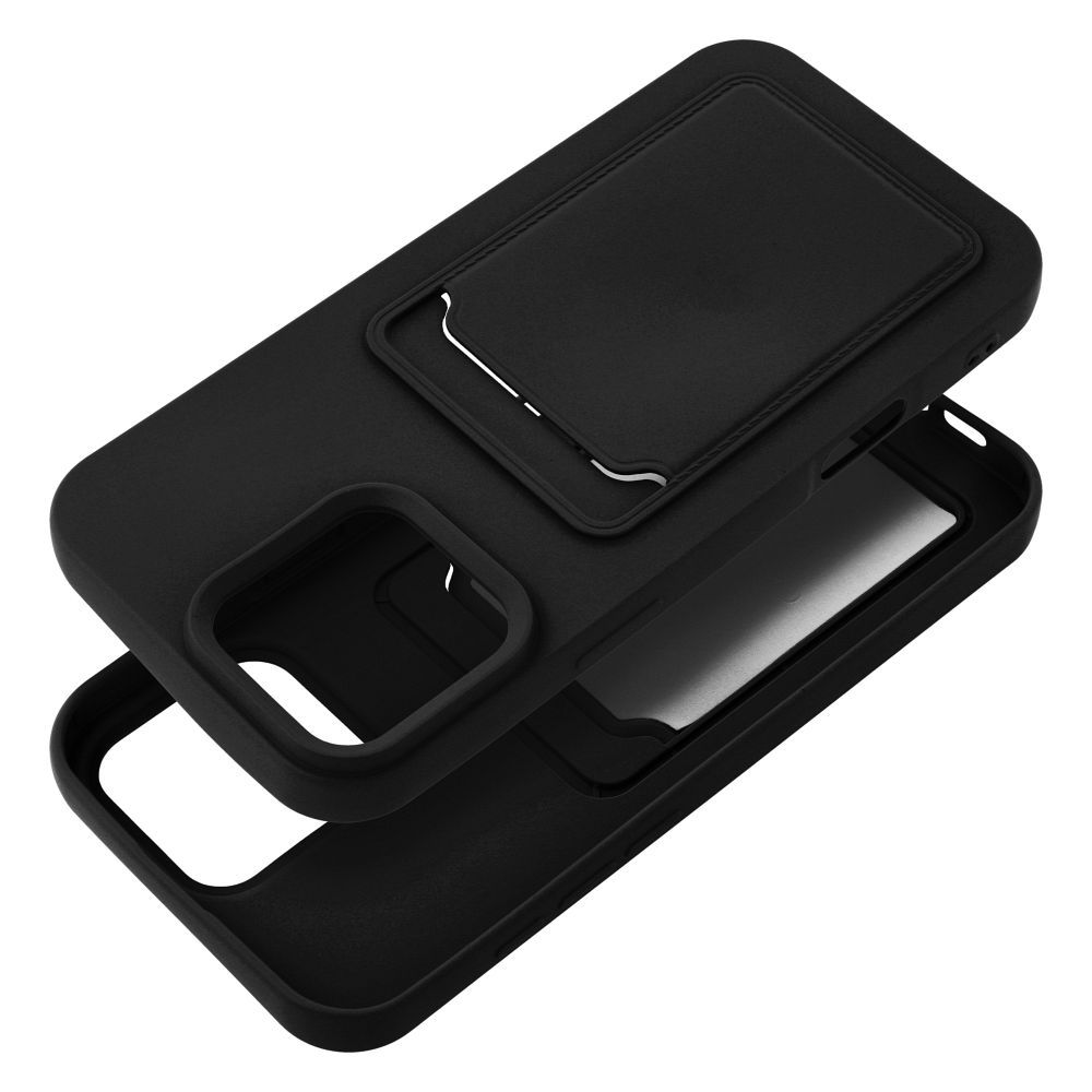 Pokrowiec Forcell Card Case czarny Apple iPhone 16 Pro Max / 10 Pokrowiec Forcell Card Case czarny Apple iPhone 16 Pro Max / 10