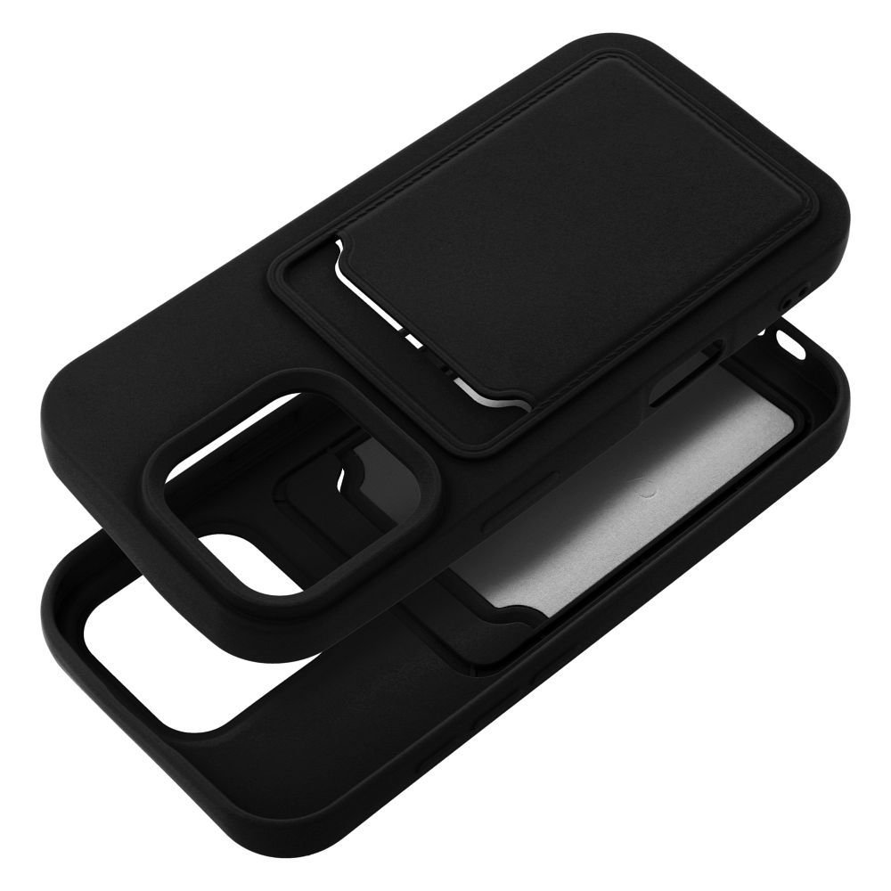 Pokrowiec Forcell Card Case czarny Apple iPhone 16 Pro / 10 Pokrowiec Forcell Card Case czarny Apple iPhone 16 Pro / 10