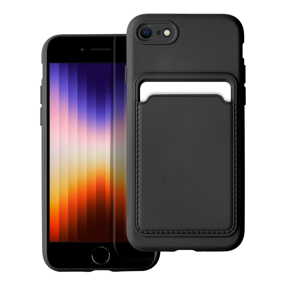 Pokrowiec Forcell Card Case czarny Apple iPhone 8 Pokrowiec Forcell Card Case czarny Apple iPhone 8