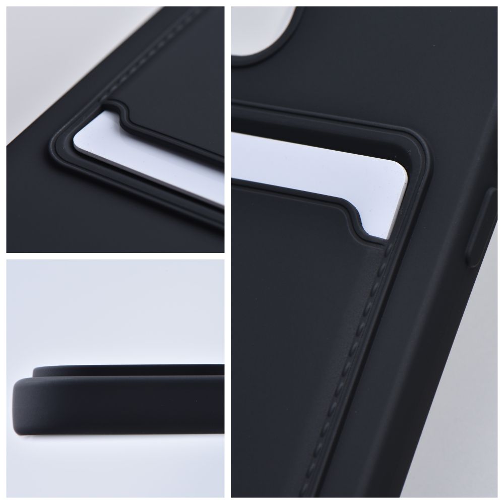 Pokrowiec Forcell Card Case czarny Apple iPhone 8 / 10 Pokrowiec Forcell Card Case czarny Apple iPhone 8 / 10