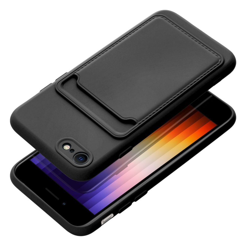 Pokrowiec Forcell Card Case czarny Apple iPhone 8 / 3 Pokrowiec Forcell Card Case czarny Apple iPhone 8 / 3