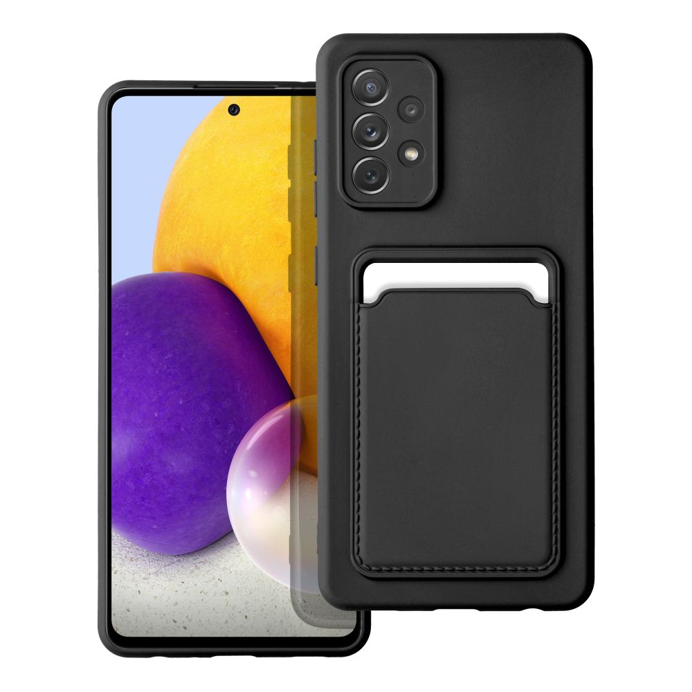 Pokrowiec Forcell Card Case czarny Samsung A72 Pokrowiec Forcell Card Case czarny Samsung A72