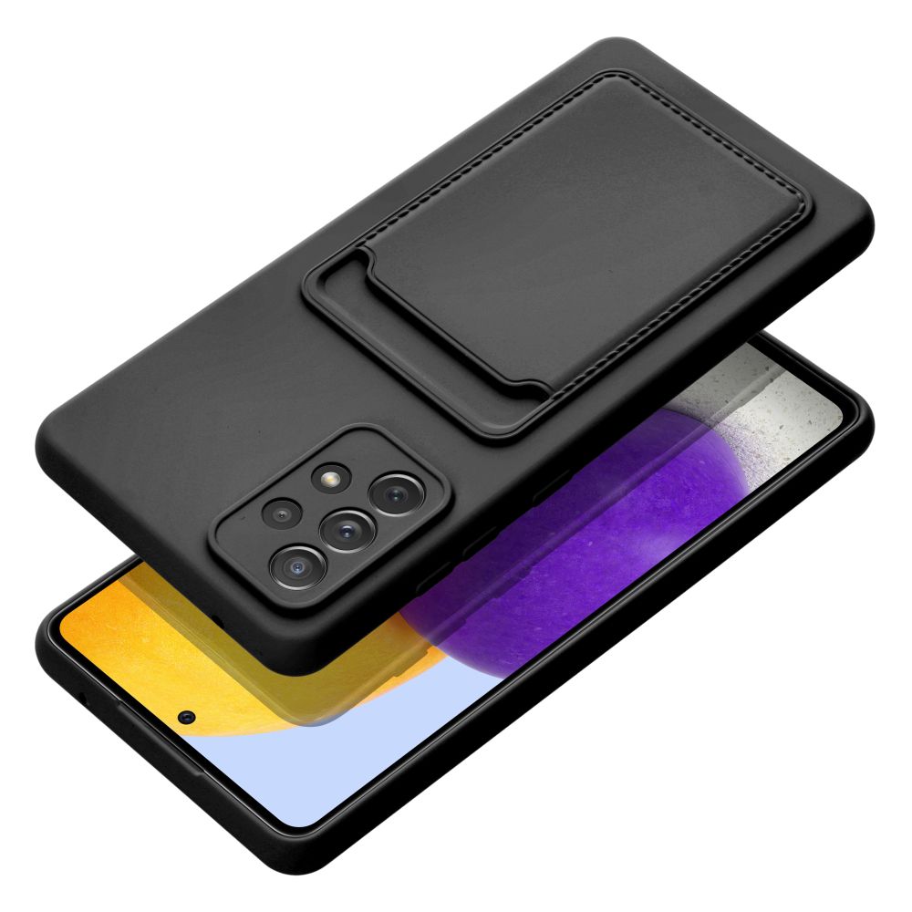 Pokrowiec Forcell Card Case czarny Samsung A72 / 3