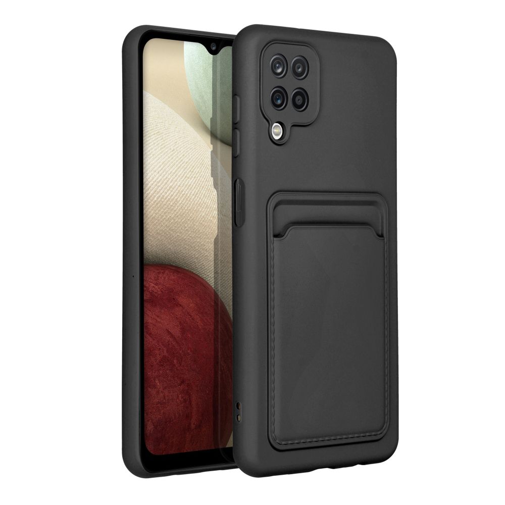 Pokrowiec Forcell Card Case czarny Samsung Galaxy A12 / 2 Pokrowiec Forcell Card Case czarny Samsung Galaxy A12 / 2