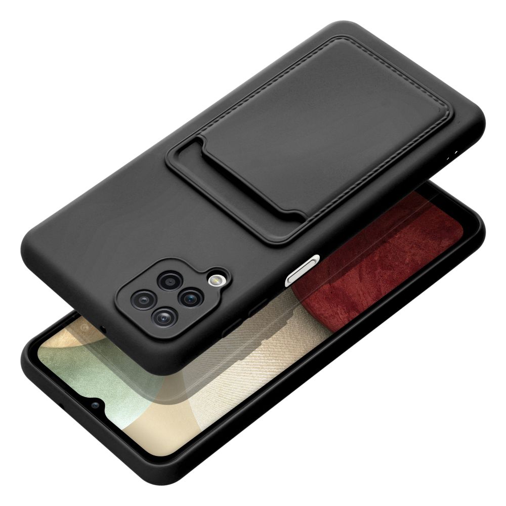Pokrowiec Forcell Card Case czarny Samsung Galaxy A12 / 3 Pokrowiec Forcell Card Case czarny Samsung Galaxy A12 / 3