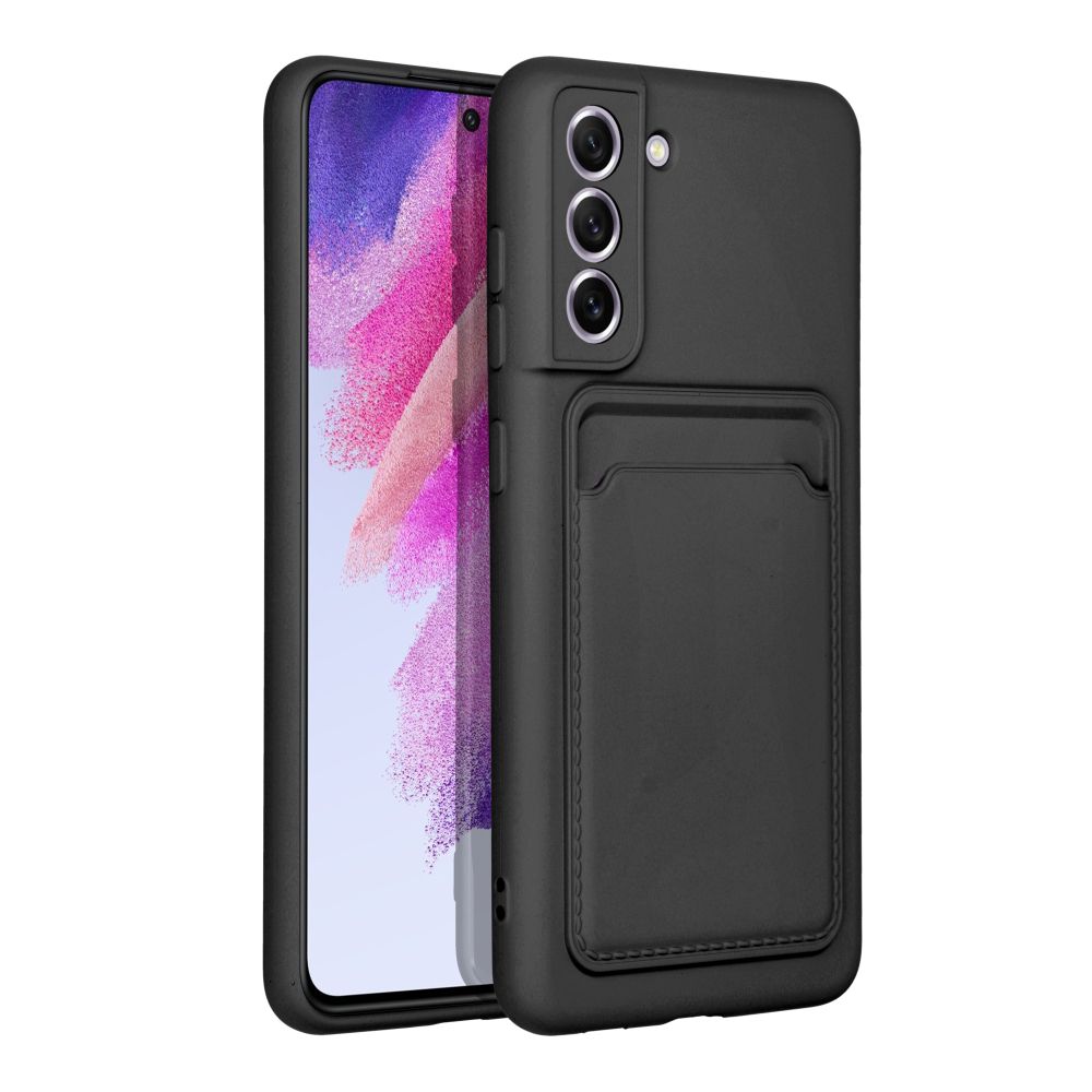 Pokrowiec Forcell Card Case czarny Samsung S21 FE / 2