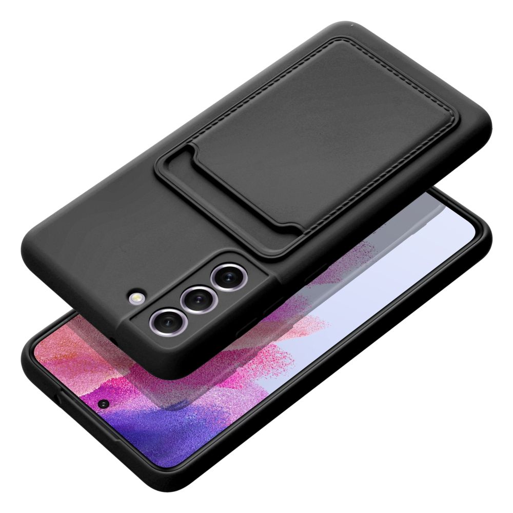 Pokrowiec Forcell Card Case czarny Samsung S21 FE / 3
