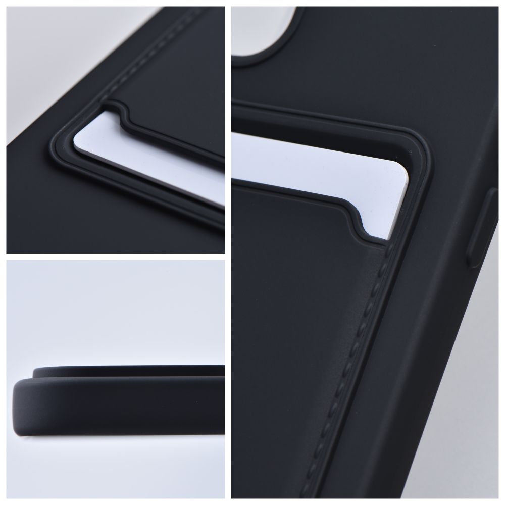 Pokrowiec Forcell Card Case czarny Xiaomi Redmi 9A / 10