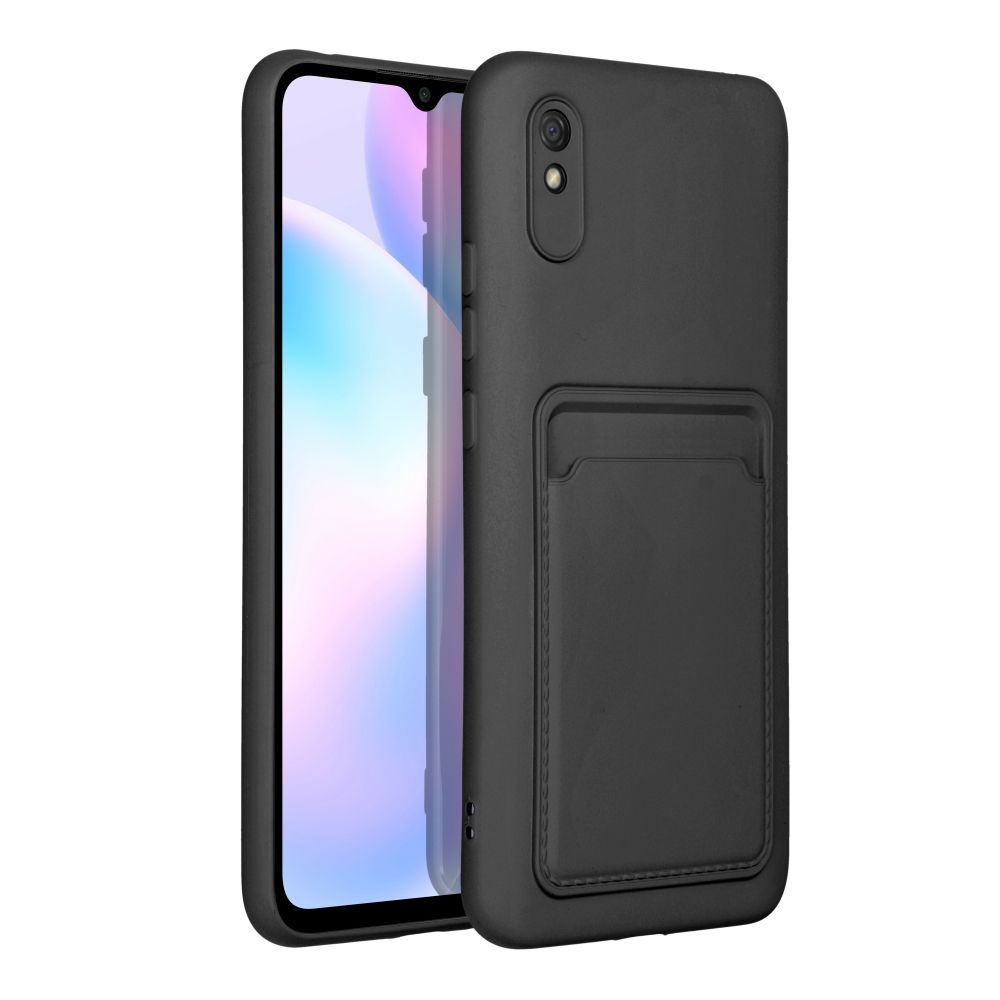 Pokrowiec Forcell Card Case czarny Xiaomi Redmi 9AT / 2