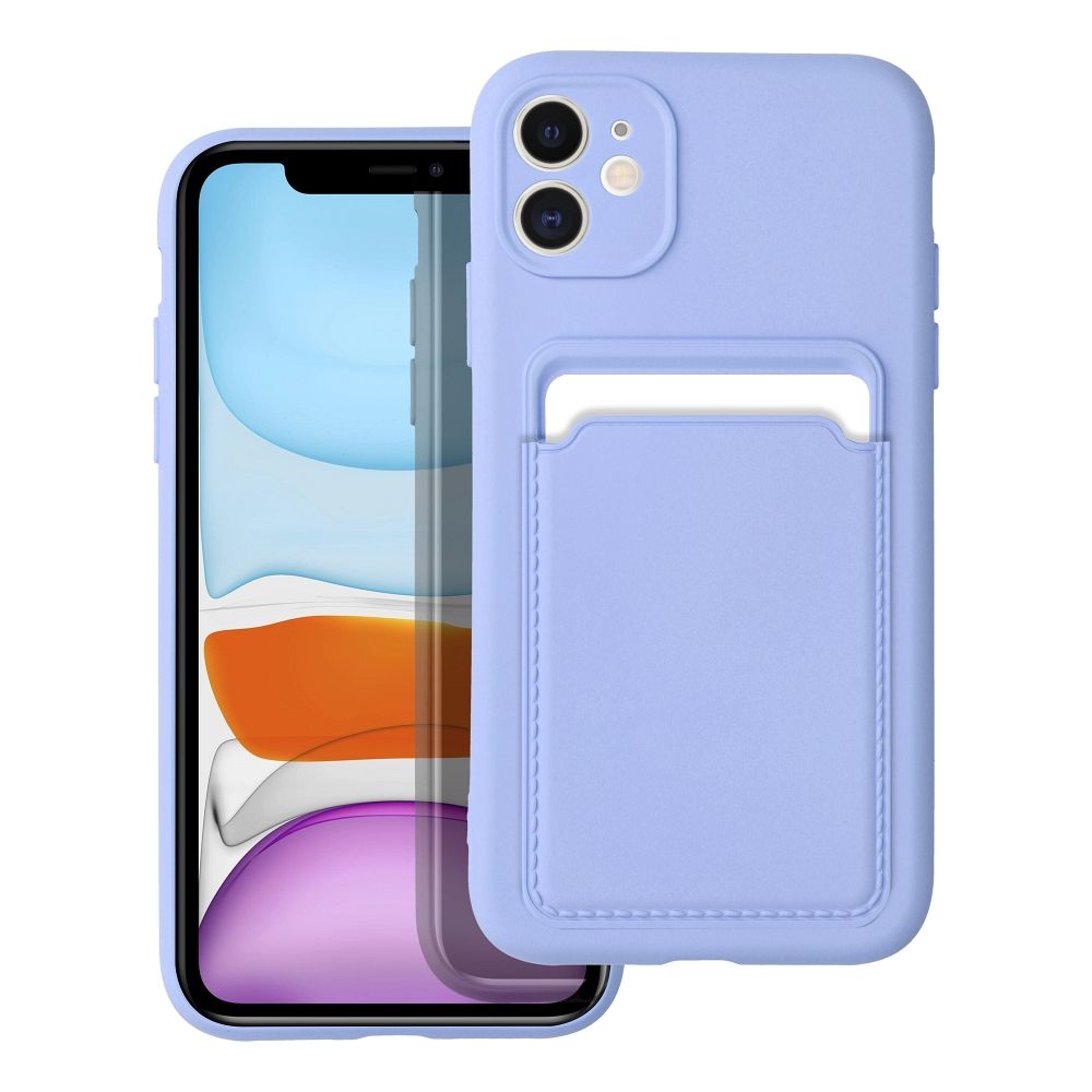 Pokrowiec Forcell Card Case fioletowy Apple iPhone 11