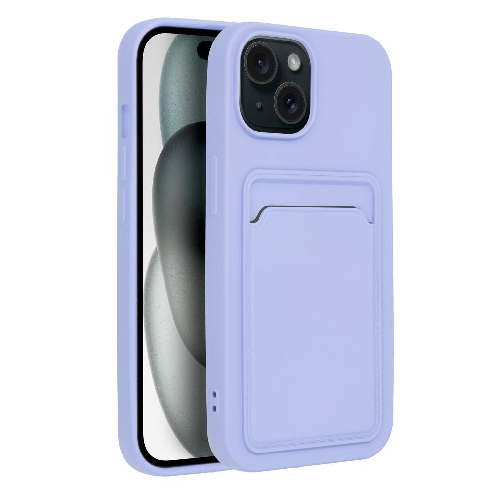 Pokrowiec Forcell Card Case fioletowy Apple iPhone 15 / 7 Pokrowiec Forcell Card Case fioletowy Apple iPhone 15 / 7