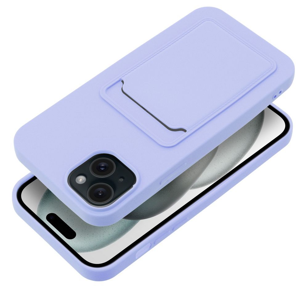 Pokrowiec Forcell Card Case fioletowy Apple iPhone 15 Plus / 8 Pokrowiec Forcell Card Case fioletowy Apple iPhone 15 Plus / 8