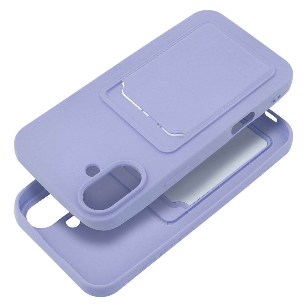 Pokrowiec Forcell Card Case fioletowy Apple iPhone 16 Plus / 11