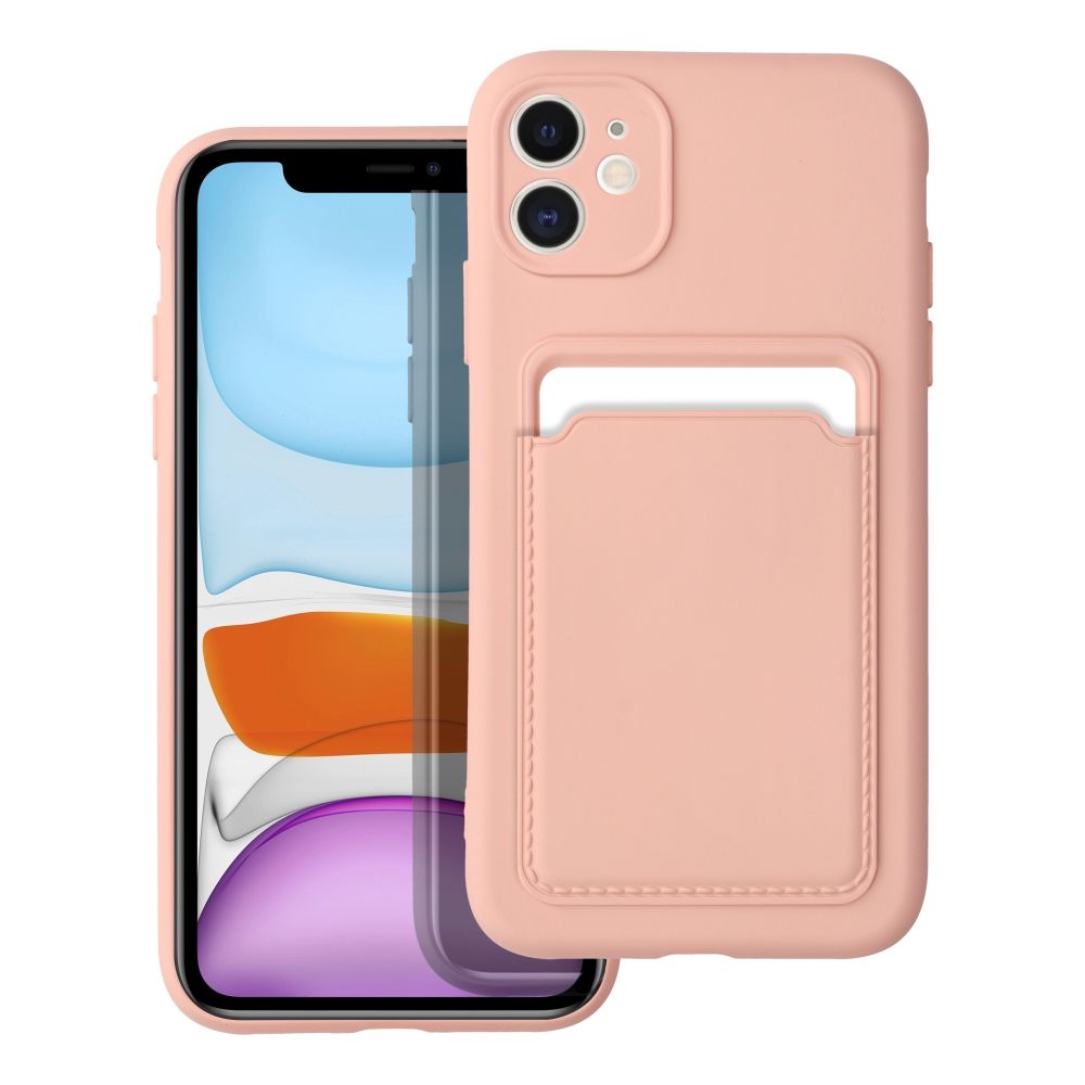 Pokrowiec Forcell Card Case różowy Apple iPhone 11 Pokrowiec Forcell Card Case różowy Apple iPhone 11