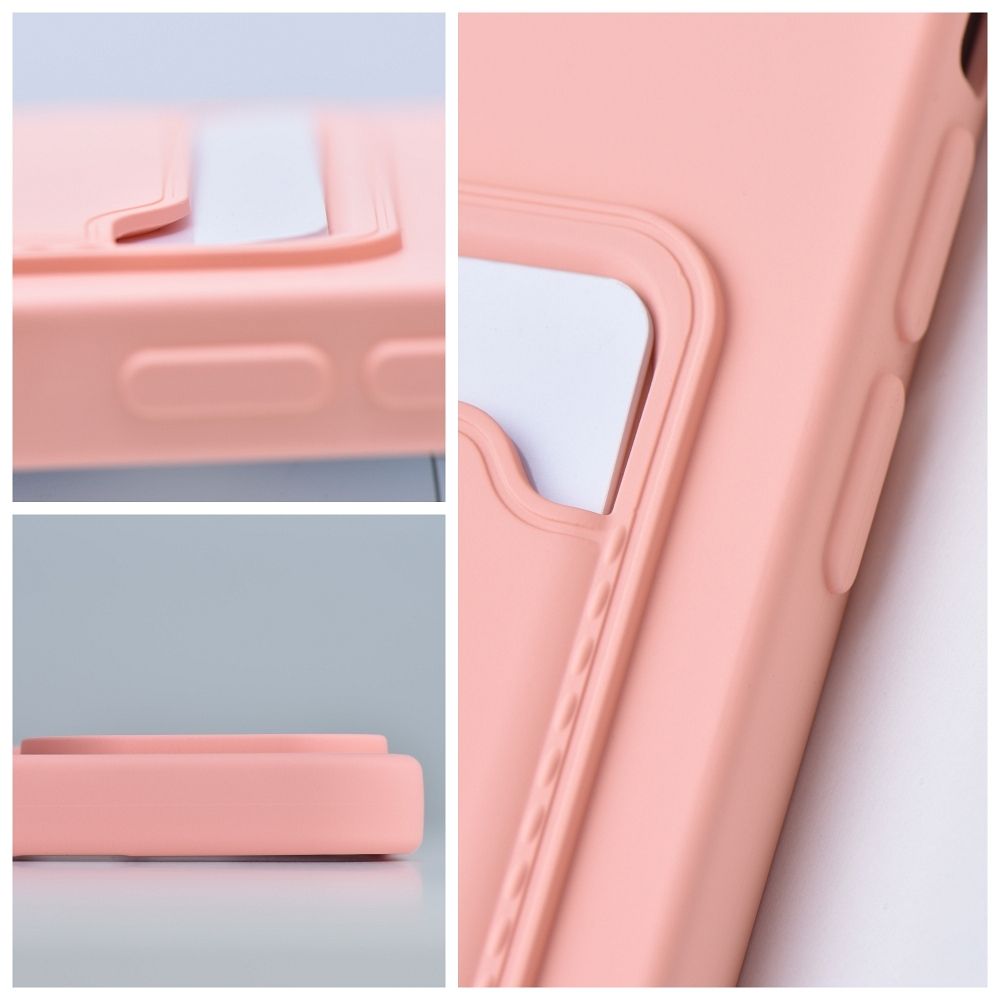 Pokrowiec Forcell Card Case różowy Apple iPhone 14 / 10 Pokrowiec Forcell Card Case różowy Apple iPhone 14 / 10