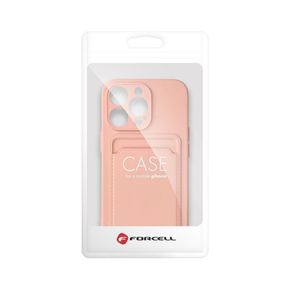 Pokrowiec Forcell Card Case różowy Apple iPhone 14 / 11 Pokrowiec Forcell Card Case różowy Apple iPhone 14 / 11