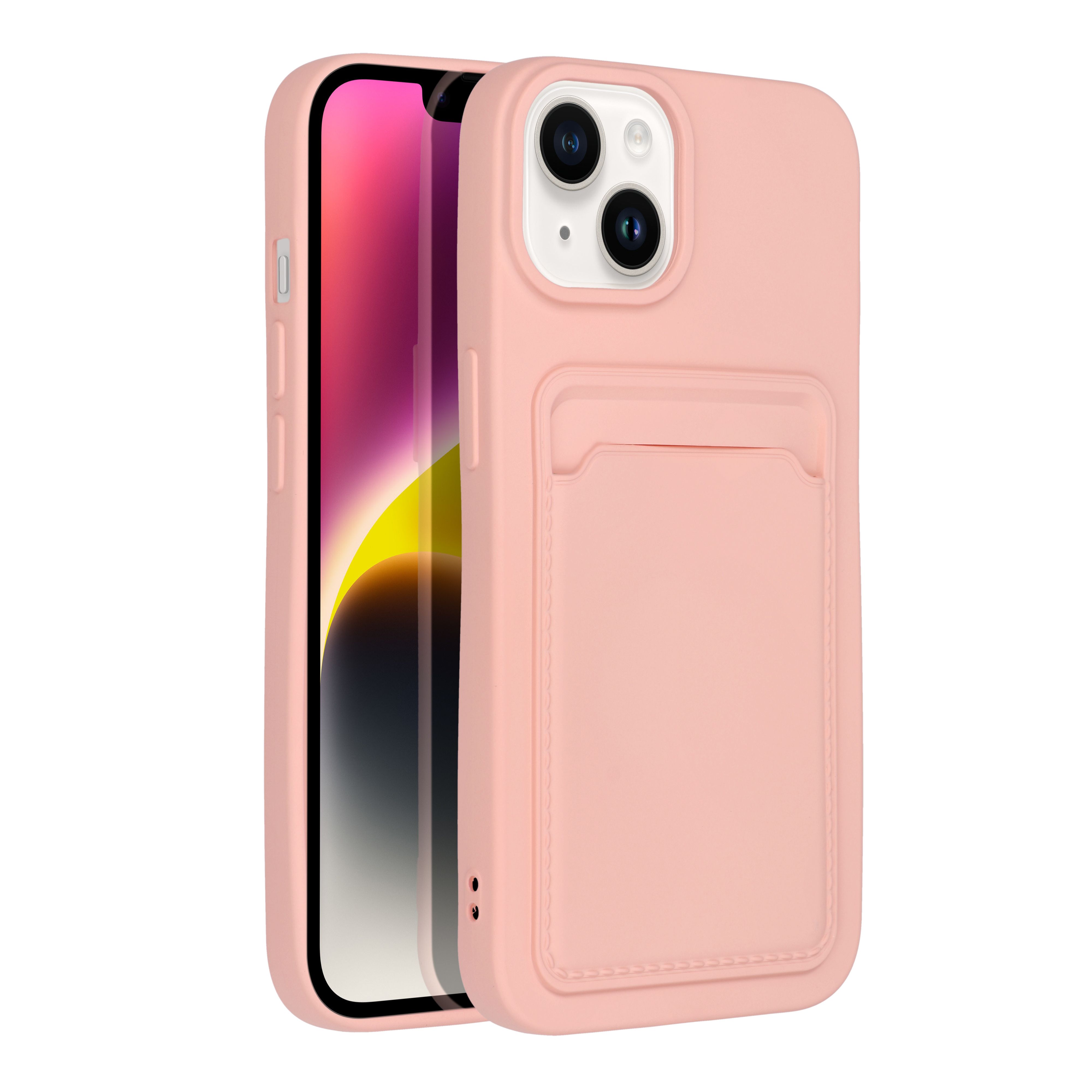 Pokrowiec Forcell Card Case różowy Apple iPhone 14 / 2 Pokrowiec Forcell Card Case różowy Apple iPhone 14 / 2