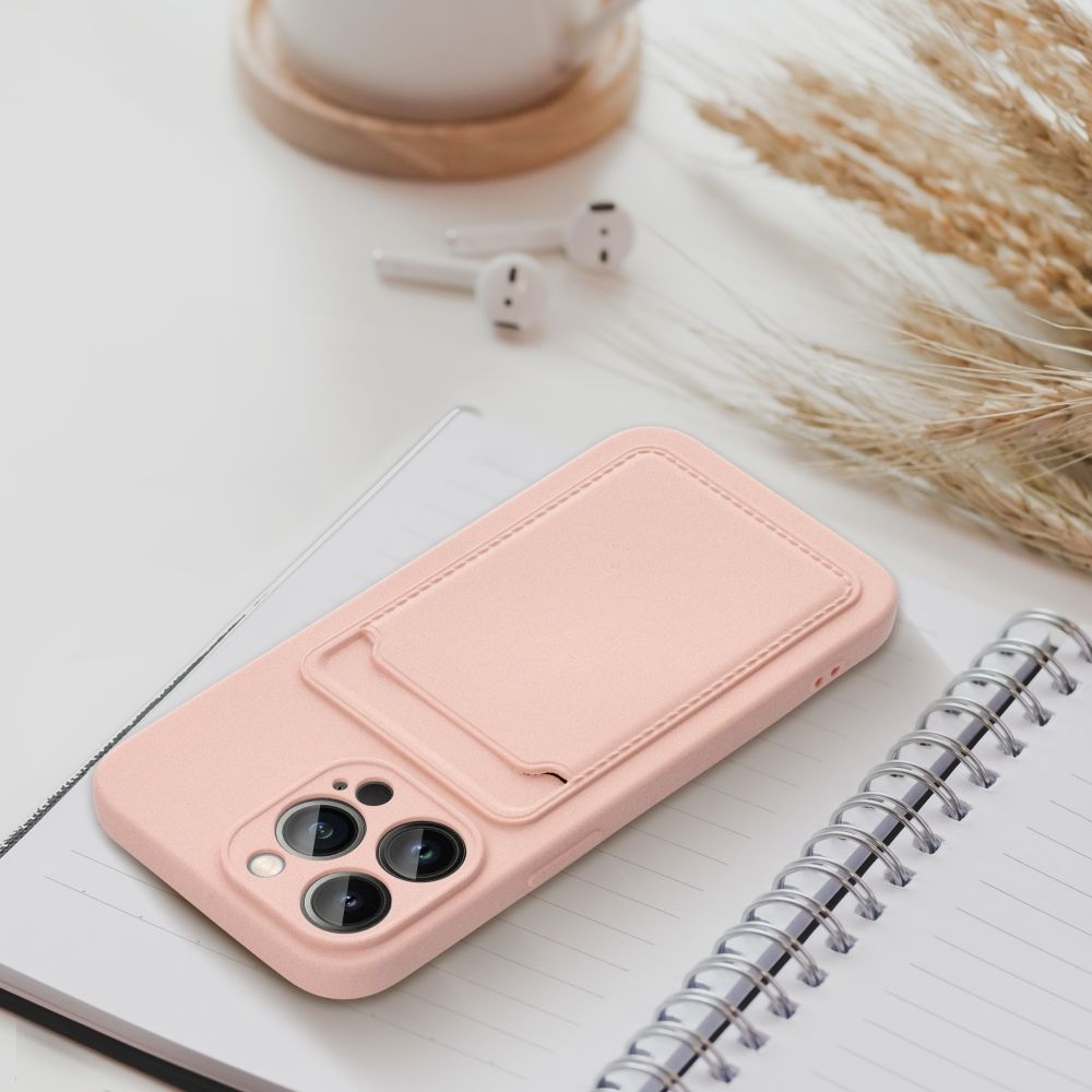 Pokrowiec Forcell Card Case różowy Apple iPhone 14 / 5 Pokrowiec Forcell Card Case różowy Apple iPhone 14 / 5