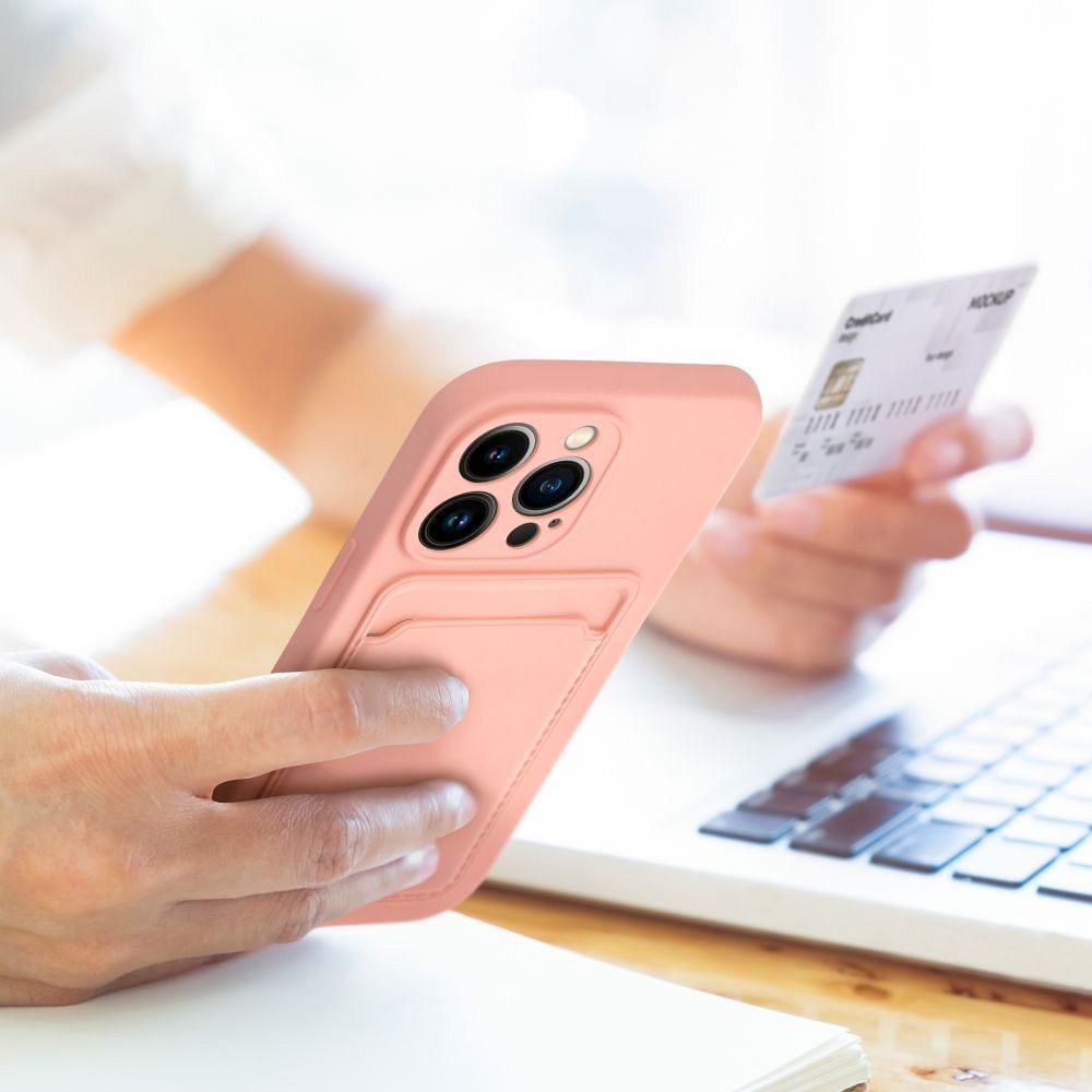 Pokrowiec Forcell Card Case r�owy Apple iPhone 15 / 6