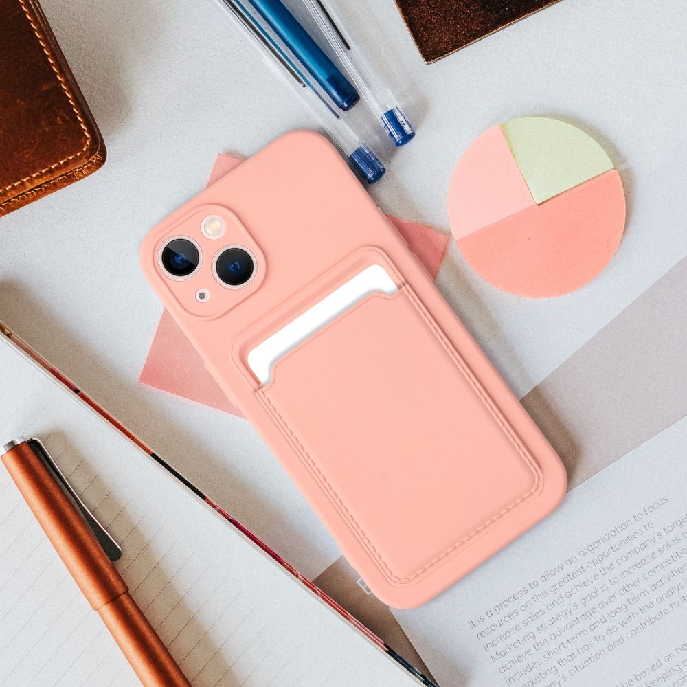 Pokrowiec Forcell Card Case r�owy Apple iPhone 15 / 7